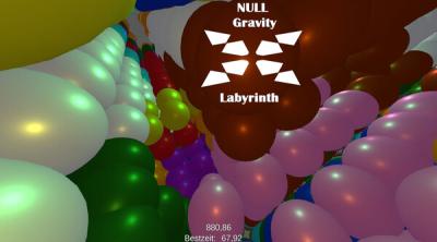 Screenshot of Null Gravity Labyrinth
