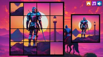 Screenshot of OG Puzzlers: Synthwave Knights