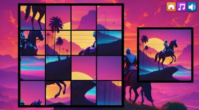 Screenshot of OG Puzzlers: Synthwave Knights