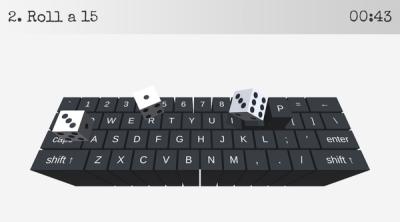 Screenshot of On Key Up: A Game for Keyboards