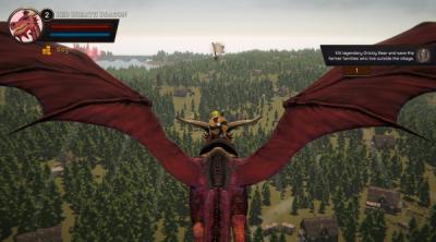 Screenshot of On the Dragon Wings - Birth of a Hero