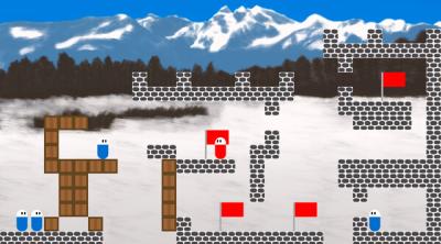 Screenshot of One Flag: A 2D Puzzle-Platformer