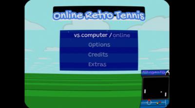 Screenshot of Online Retro Tennis