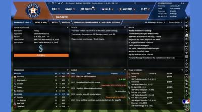 Screenshot of Out of the Park Baseball 19