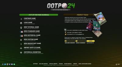 Screenshot of Out of the Park Baseball 24