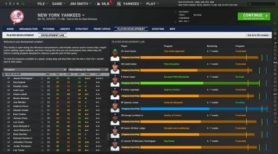 Screenshot of Out of the Park Baseball 26