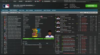 Screenshot of Out of the Park Baseball 26
