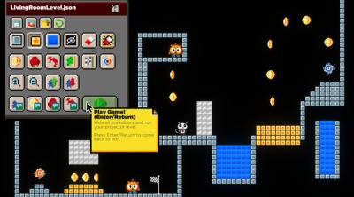 Screenshot of Pandamander's Projector Platformer