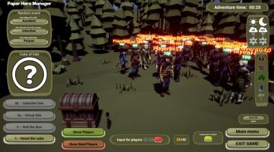 Screenshot of Paper Hero Manager
