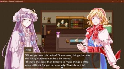Screenshot of Patchouli's Adventure In Doll's House