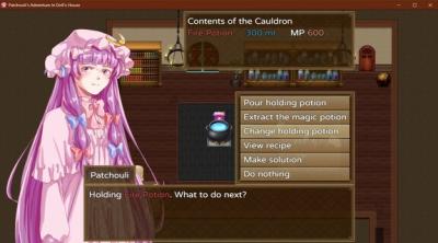 Screenshot of Patchouli's Adventure In Doll's House
