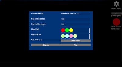 Screenshot of Physics of life simulator