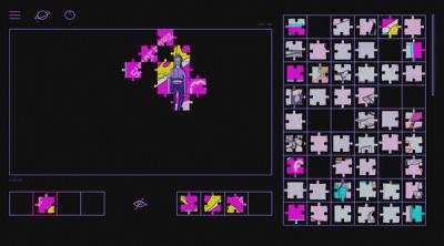 Screenshot of pieces I: a maskros nebula game