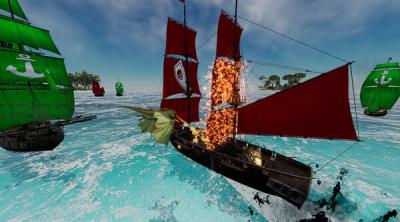 Screenshot of Pirate Dragons