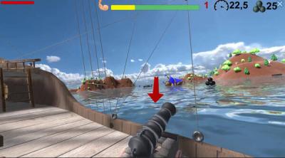 Screenshot of Pirates. Naval battle