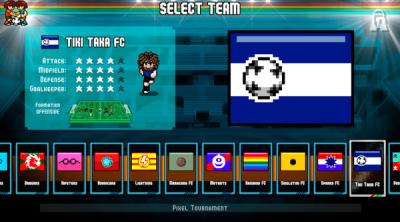 Screenshot of Pixel Cup Soccer