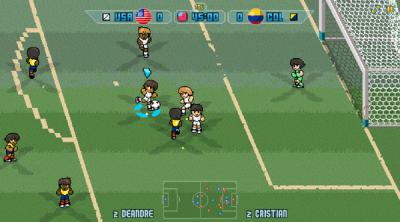 Screenshot of Pixel Cup Soccer 17