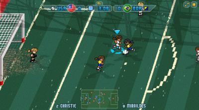 Screenshot of Pixel Cup Soccer 17