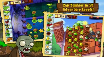 Screenshot of Plants Vs. Zombies