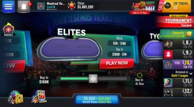Screenshot of Poker Legends: Texas Hold'em Poker Tournaments
