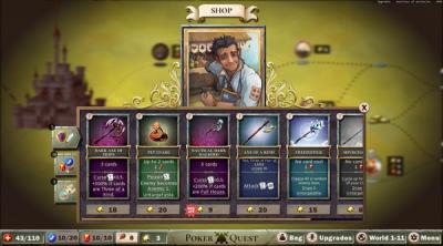 Screenshot of Poker Quest: Swords and Spades
