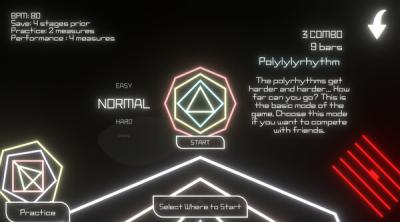 Screenshot of Polylylyrhythm