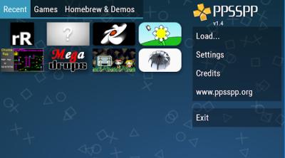 Screenshot of PPSSPP Gold - PSP emulator