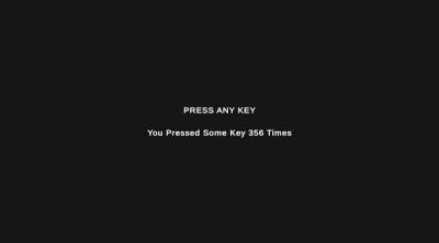 Screenshot of Press Any Key