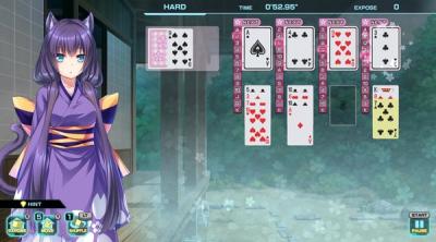 Screenshot of Pretty Girls Four Kings Solitaire