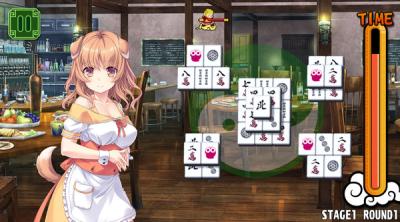 Screenshot of Pretty Girls Mahjong Solitaire - Green
