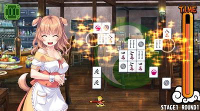 Screenshot of Pretty Girls Mahjong Solitaire - Green