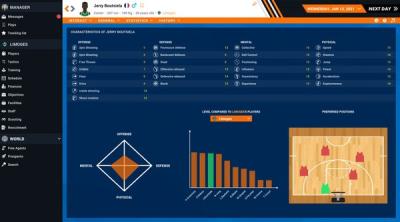 Capture d'écran de Pro Basketball Manager 2021