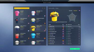 Capture d'écran de Pro Cycling Manager 2021