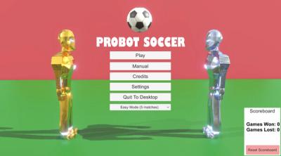 Screenshot of Probot Soccer