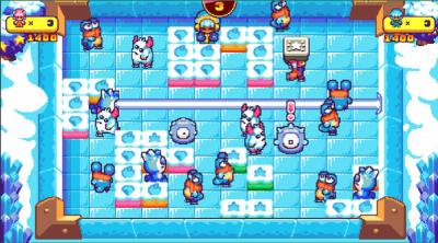 Screenshot of Pushy and Pully in Blockland