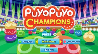 Screenshot of Puyo Puyo Champions