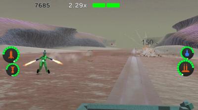 Screenshot of Rail Gunner