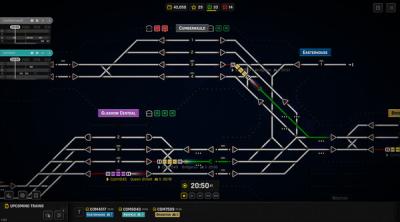 Screenshot of Rail Route - a train dispatcher simulator