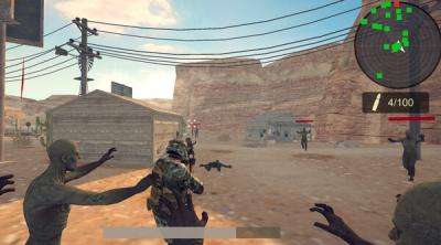Capture d'écran de Real Zombie War Simulator