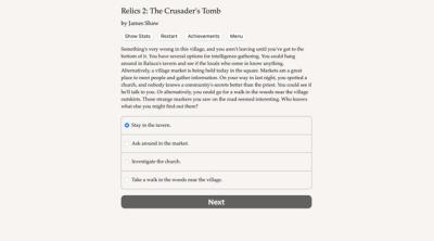 Screenshot of Relics 2: The Crusader's Tomb