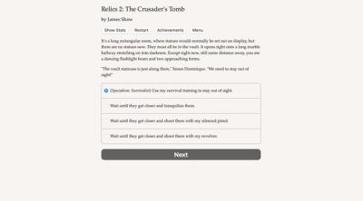 Screenshot of Relics 2: The Crusader's Tomb