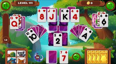 Screenshot of Rescue Friends Solitaire