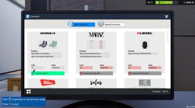 Capture d'écran de Retail Company Simulator