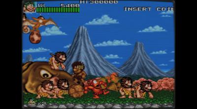 Screenshot of Retro Classix: Joe and Mac - Caveman Ninja