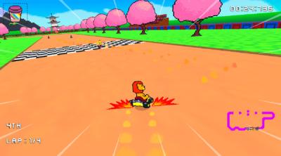Screenshot of Retro Kart Rush