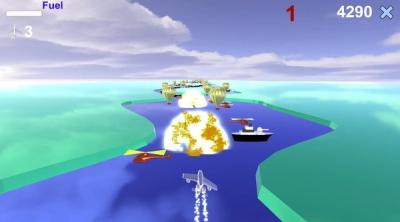 Screenshot of River Raid 3D