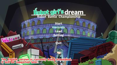Screenshot of Robot girl's dream -RobotBattleChampionship-