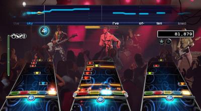 Screenshot of Rock Band 4