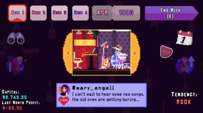 Screenshot of Rock Star Manager