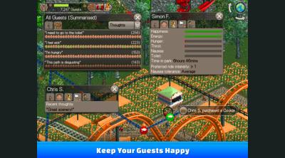 Screenshot of RollerCoaster Tycoon Classic
